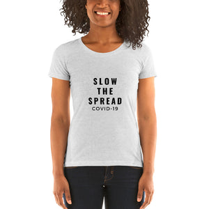 Slow the Spread Ladies' short sleeve t-shirt - Modern Angles HAIR